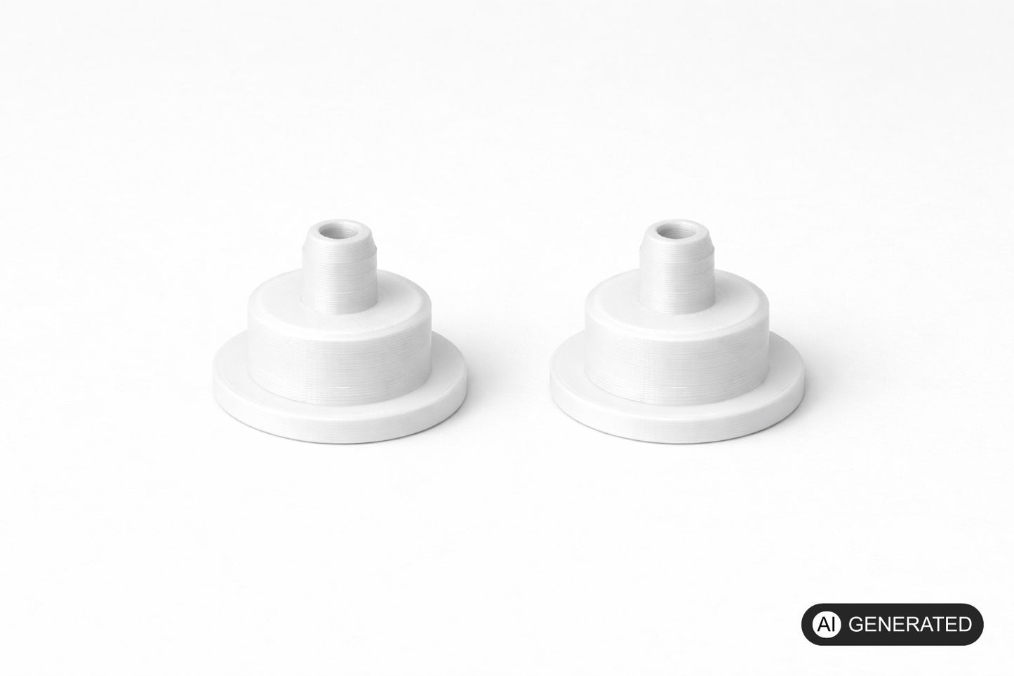 2 Ersatzfüße kompatibel mit IKEA Alex Ersatzfuß Standfuß