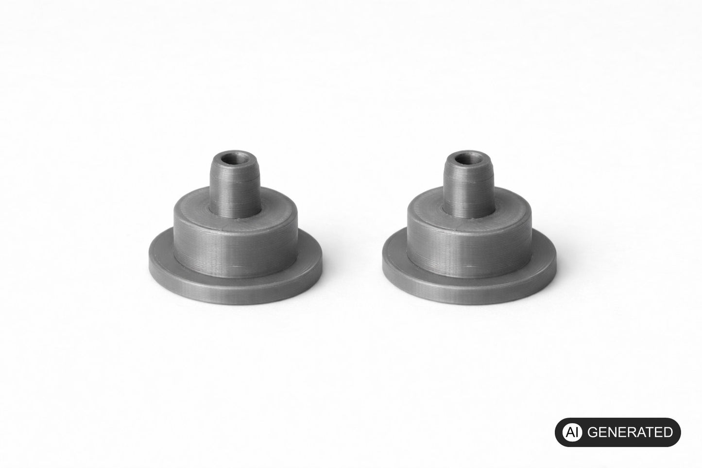 2 Ersatzfüße kompatibel mit IKEA Alex Ersatzfuß Standfuß