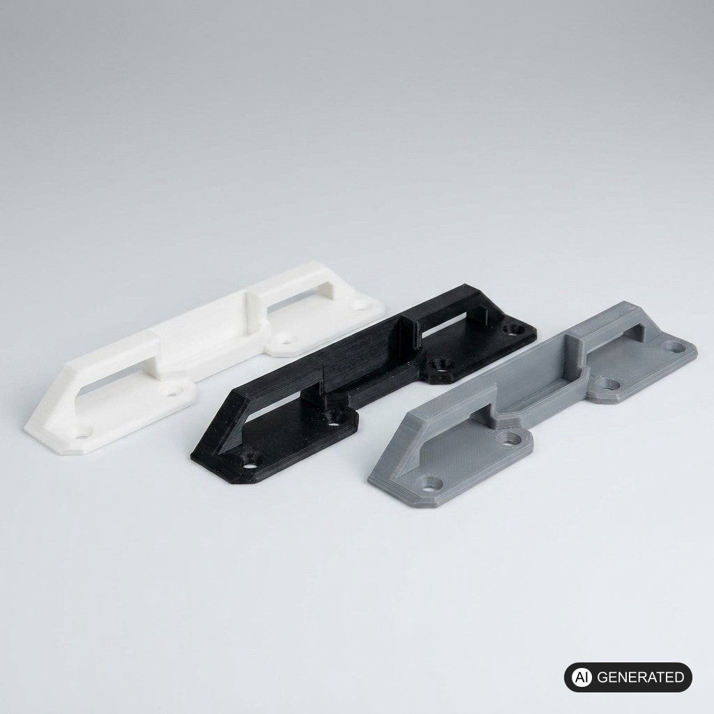2 Stk. Halter / Halterung passend für Bosch L-Boxx / LBoxx Sortimo - rot - TOP