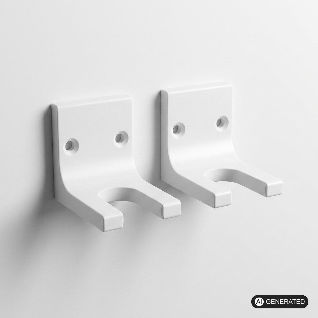 2xWandhalterung passend für Gardena Anschlüsse Düsen robust platzsparend Zubehör