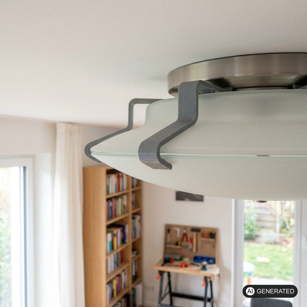 3er Set Ersatzclips passend für IKEA LOCK Deckenlampe