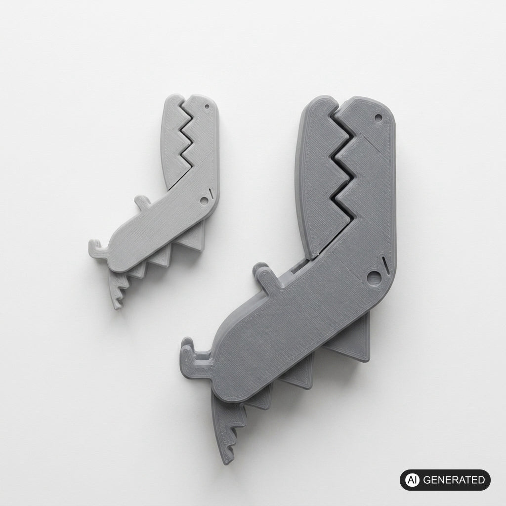 4x Bag Clip Rex passend für Snacktüten