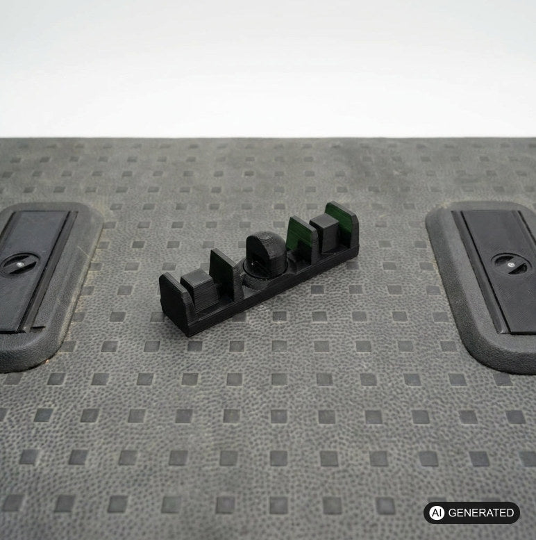 4x Sitzanker Set Abdeckung passend für VW T5 T6 T6.1 Sitzhalterung Kappe Schwarz