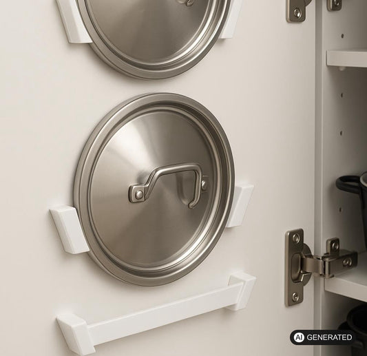4x Topfdeckel Halterung Deckelhalter Kochtopfdeckel Küchenschrank Aufbewahrung