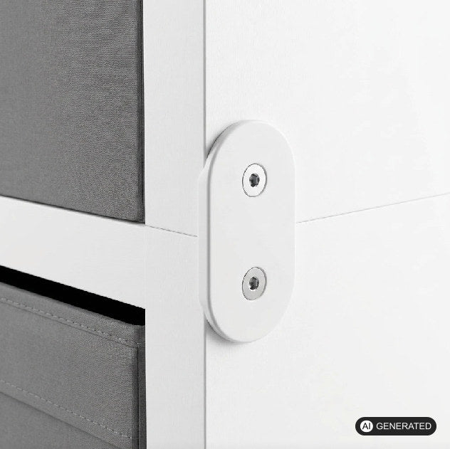 4x Verbinder für IKEA Kallax Regale Verbindungsstück