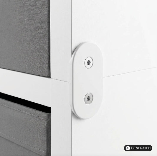 4x Verbinder für IKEA Kallax Regale Verbindungsstück