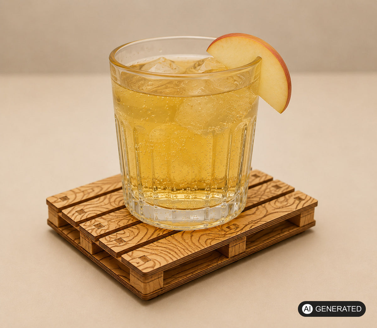 5x Paletten Untersetzer Mini Holzpaletten Getränkeuntersetzer Coaster aus Holz