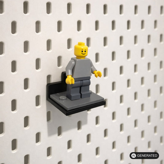 5x Ständer passend für Lego Minifiguren Haken Ikea Skadis