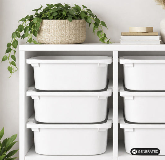 6x Schienen kompatibel mit IKEA Kallax Regal passend für IKEA Trofast Boxen DIY