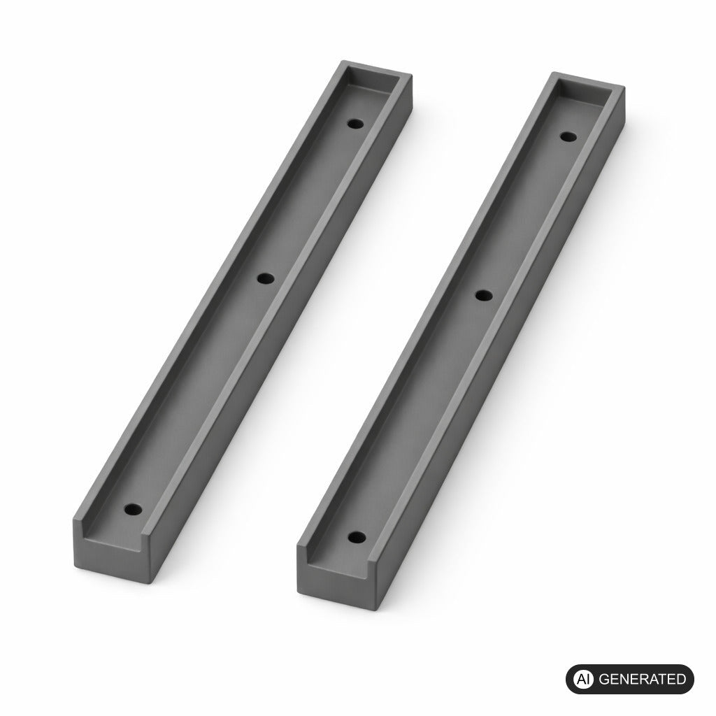 6x Schienen kompatibel mit IKEA Kallax Regal passend für IKEA Trofast Boxen DIY