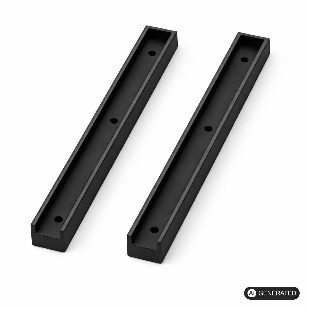 6x Schienen kompatibel mit IKEA Kallax Regal passend für IKEA Trofast Boxen DIY