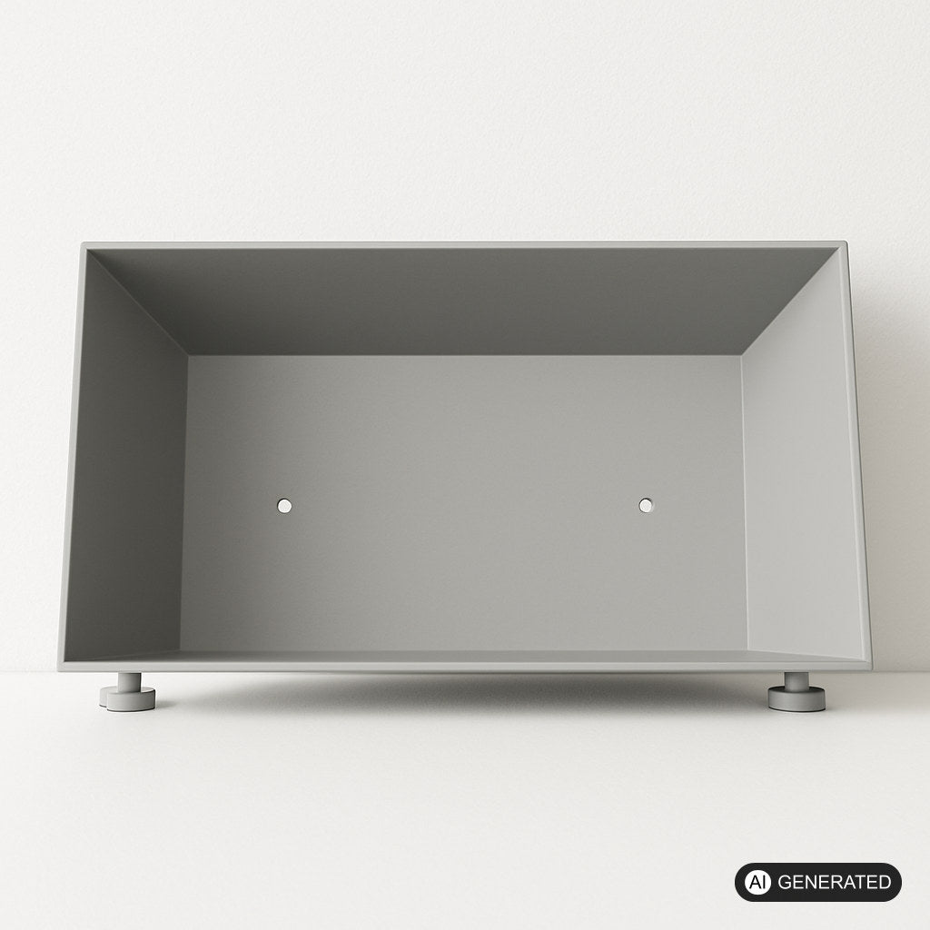 Ablagebox Box 120 mm passend für Küpper Lochwand und Eurolochung 45 mm