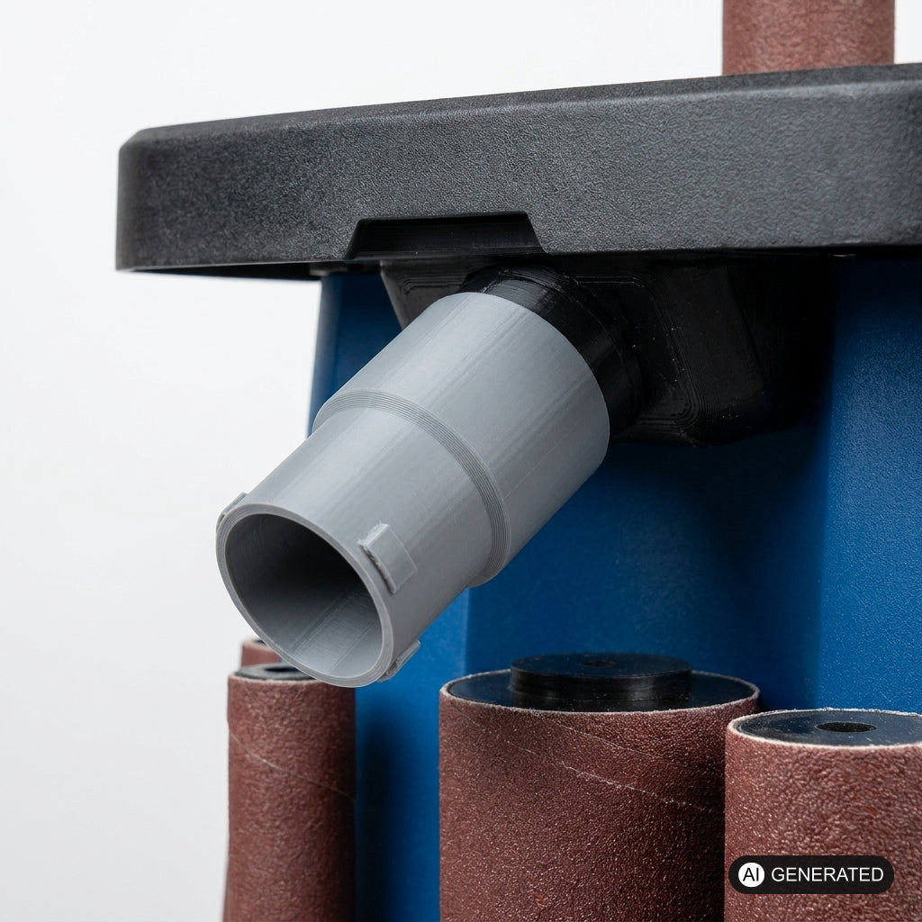 Adapter passend für OSVAC passend für Scheppach OSM100 Spindelschleifer
