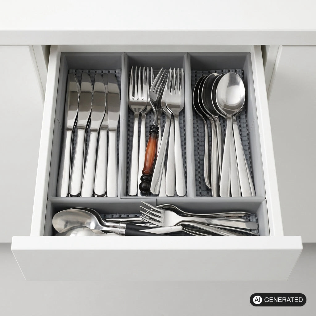 Besteck Box Einlage passend für IKEA Kallax Schublade