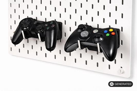 Controller-Halterung passend für IKEA SKADIS Lochplatte