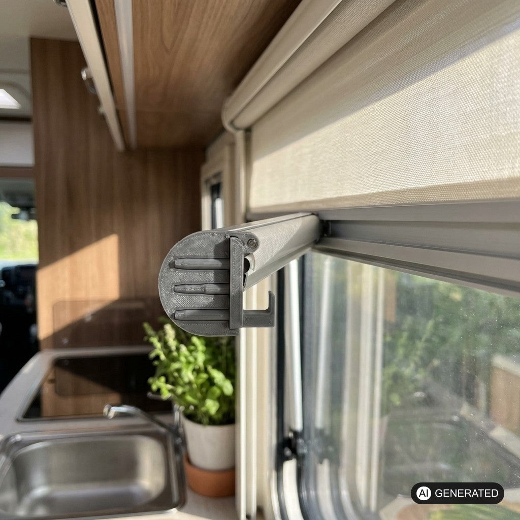Endstücke Paar passend für Dometic Rollo 2000, Wohnmobil/Caravan/Boot Ersatzteil