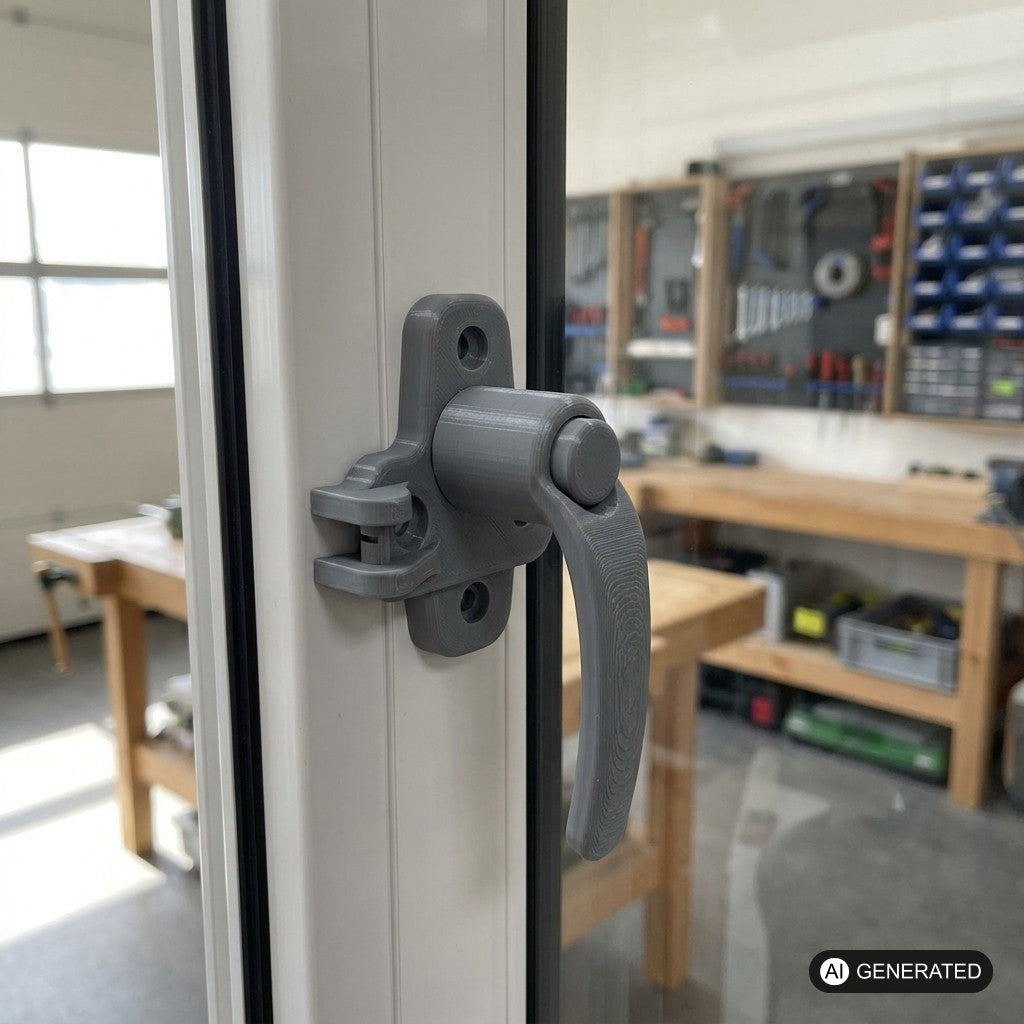Fenstergriff passend für Dometic Seitz C4 Riegel Wohnmobil schwarz rechts