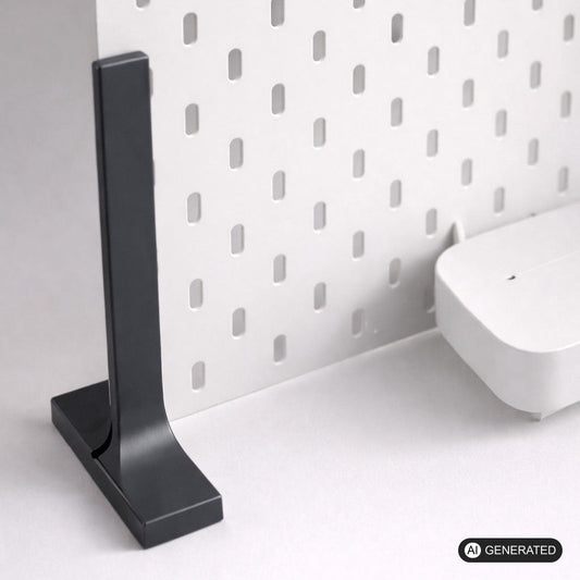 Fuß passend für Ikea Skadis Lochplatte, wandbohrfreie Installation