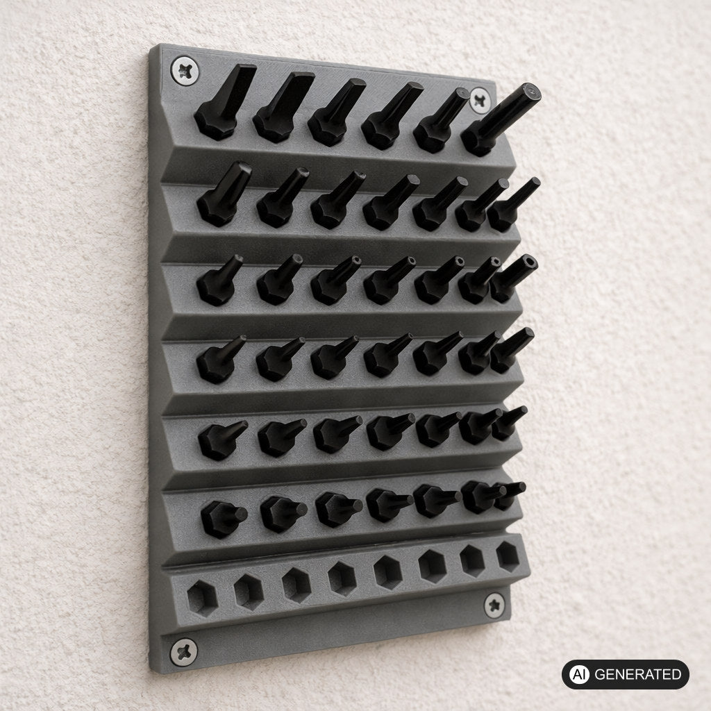 Halter passend für Bit für 62 Bits Wandhalterung Sechskant Universal Wandhalter