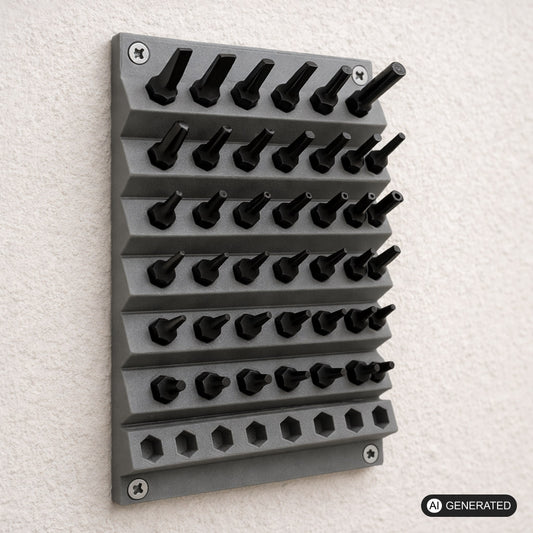 Halter passend für Bit für 62 Bits Wandhalterung Sechskant Universal Wandhalter