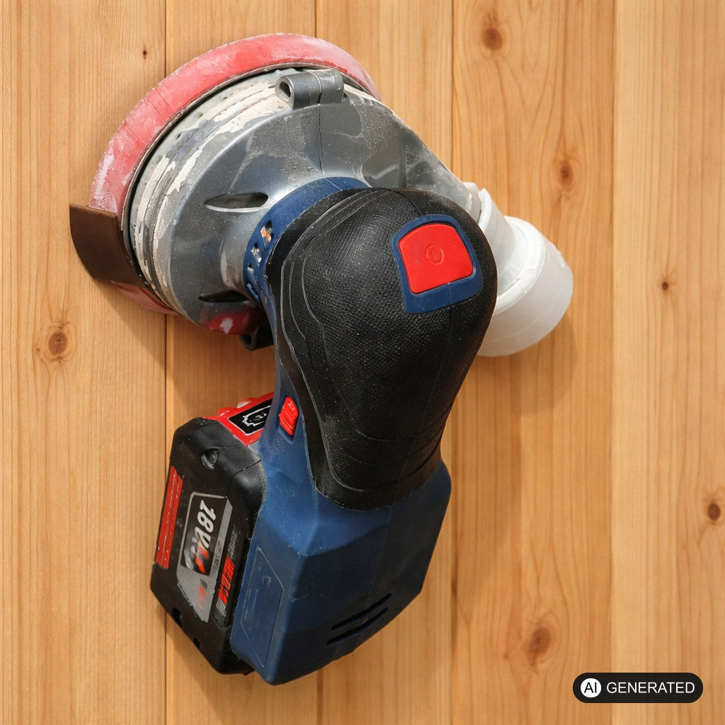 Halter passend für Bosch Professional  Exzenterschleifer GEX 18V-125 Wandhalter