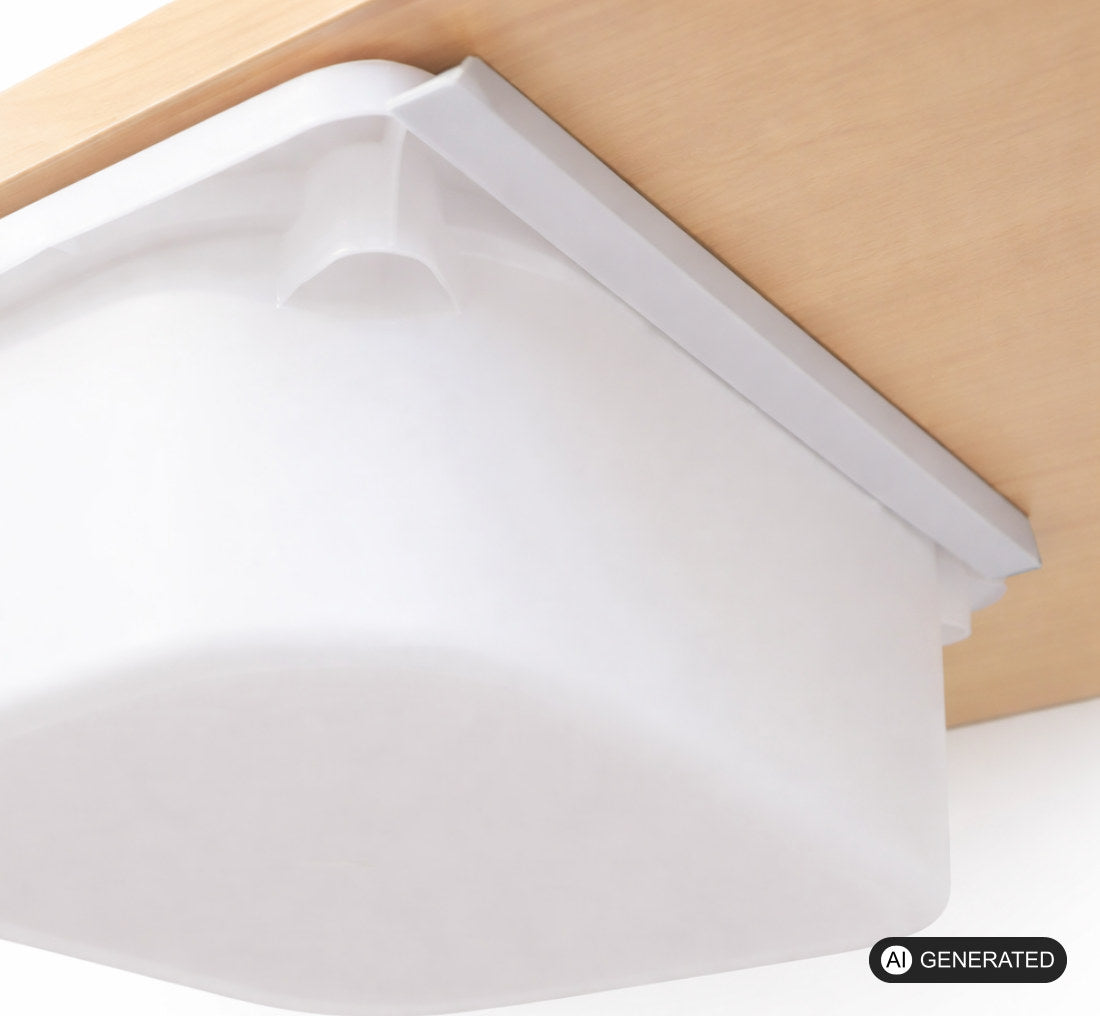 Halterung kompatibel mit IKEA TROFAST Boxen passend für IKEA LACK Tisch Schiene