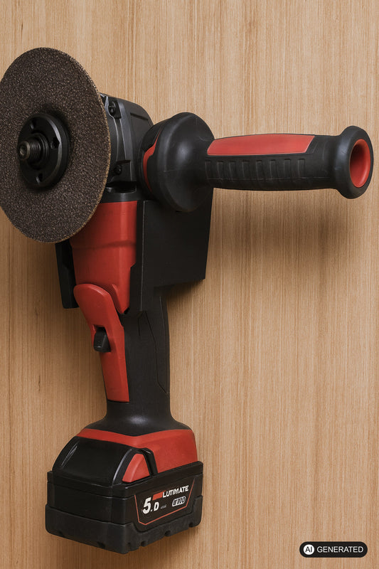 Halterung passend für Milwaukee M18 18V Flex Winkelschleifer Wandhalter Halter