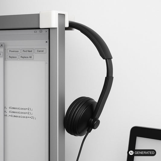Headset Halterung passend für Monitor Haken Headsethalter Kopfhörer Halter