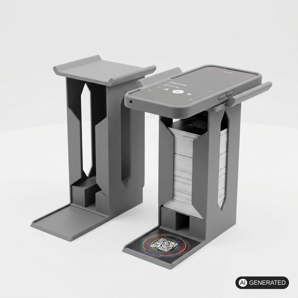 Hit-Turm passend für Hitster Spiel Hit-Station Tower Kartenleser Handyhalter