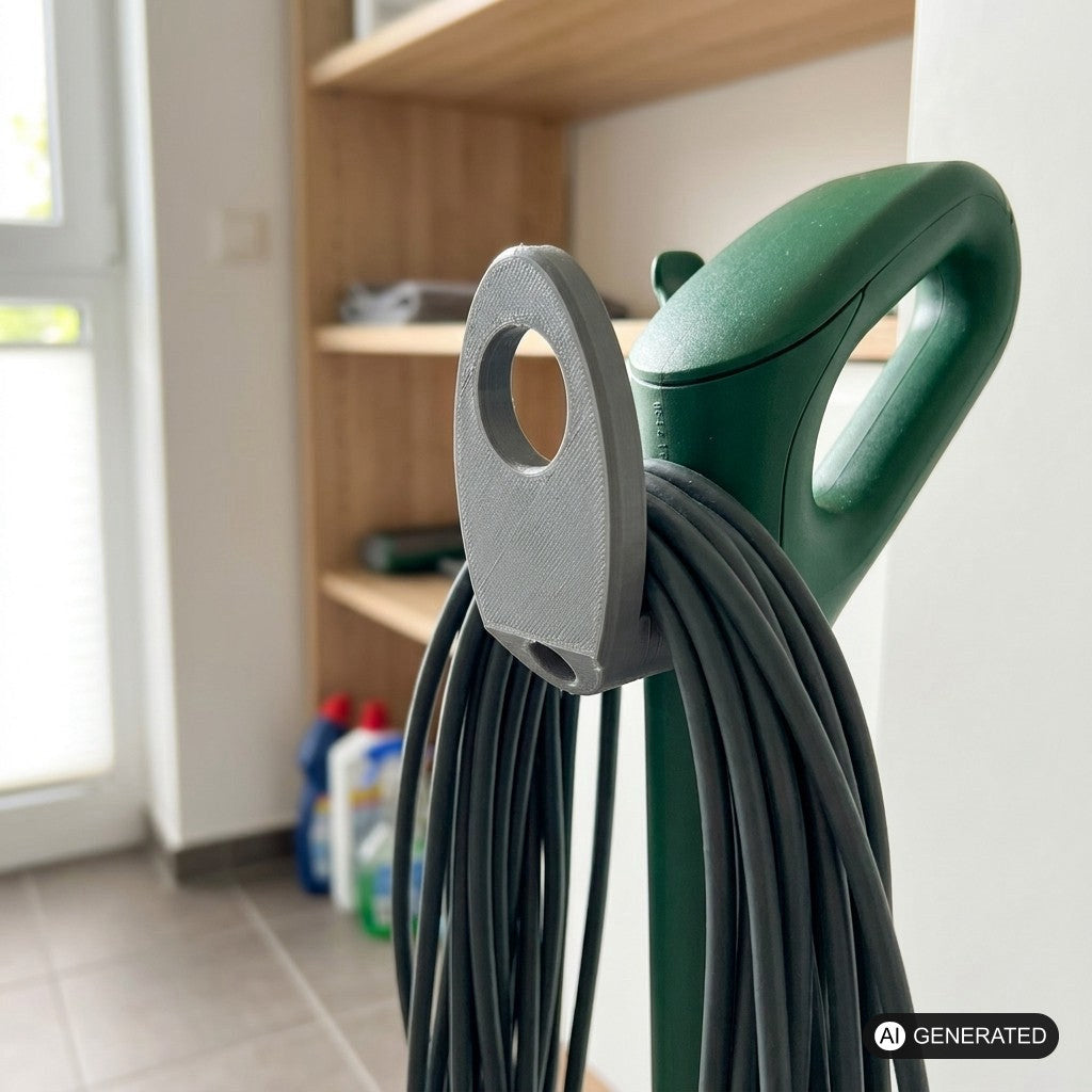 Kabelhalter Haken Stiel passend für Vorwerk Kobold 130 131 Staubsauger