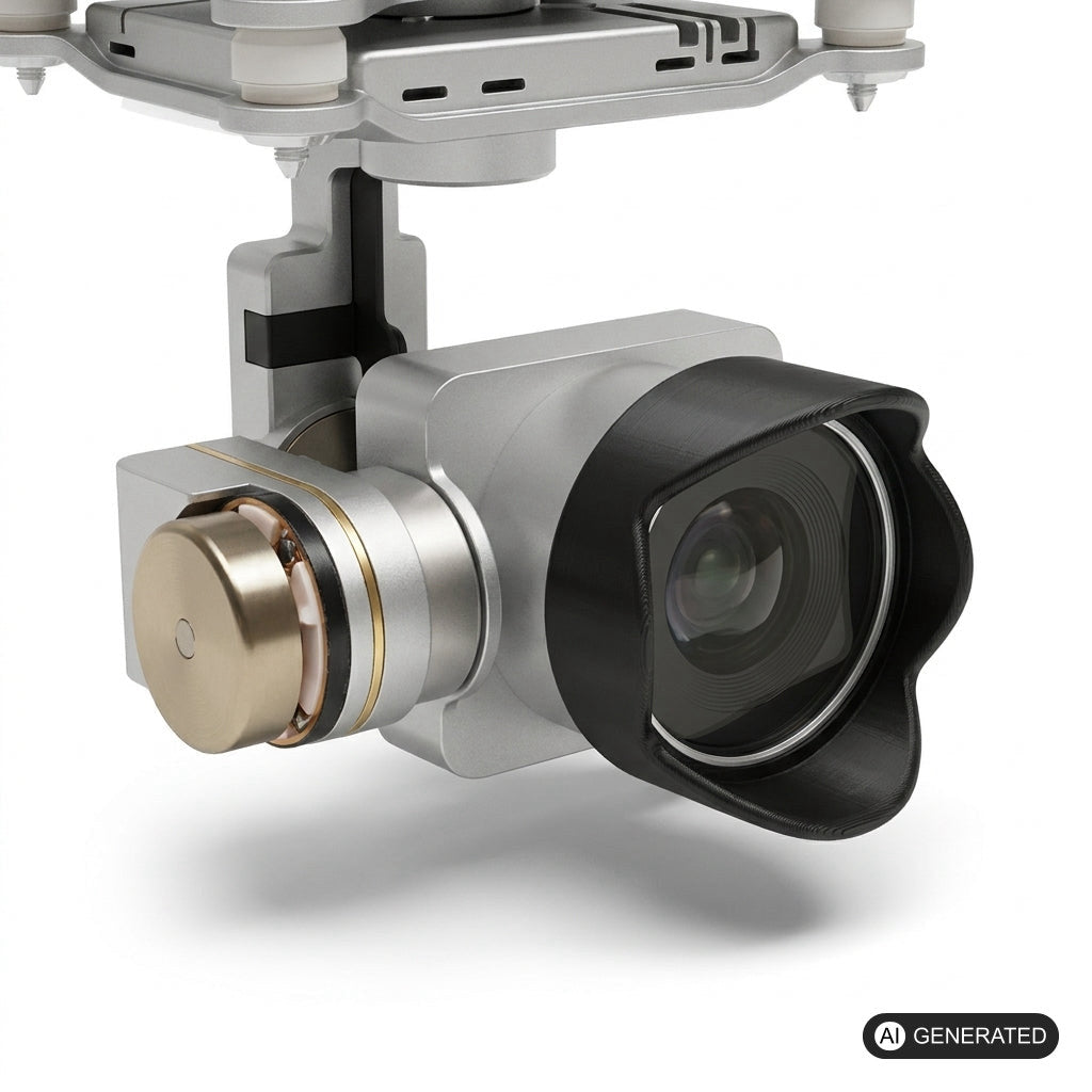 Kameraobjektivhaube passend für DJI Phantom 3 Professional, Advanced, Standard