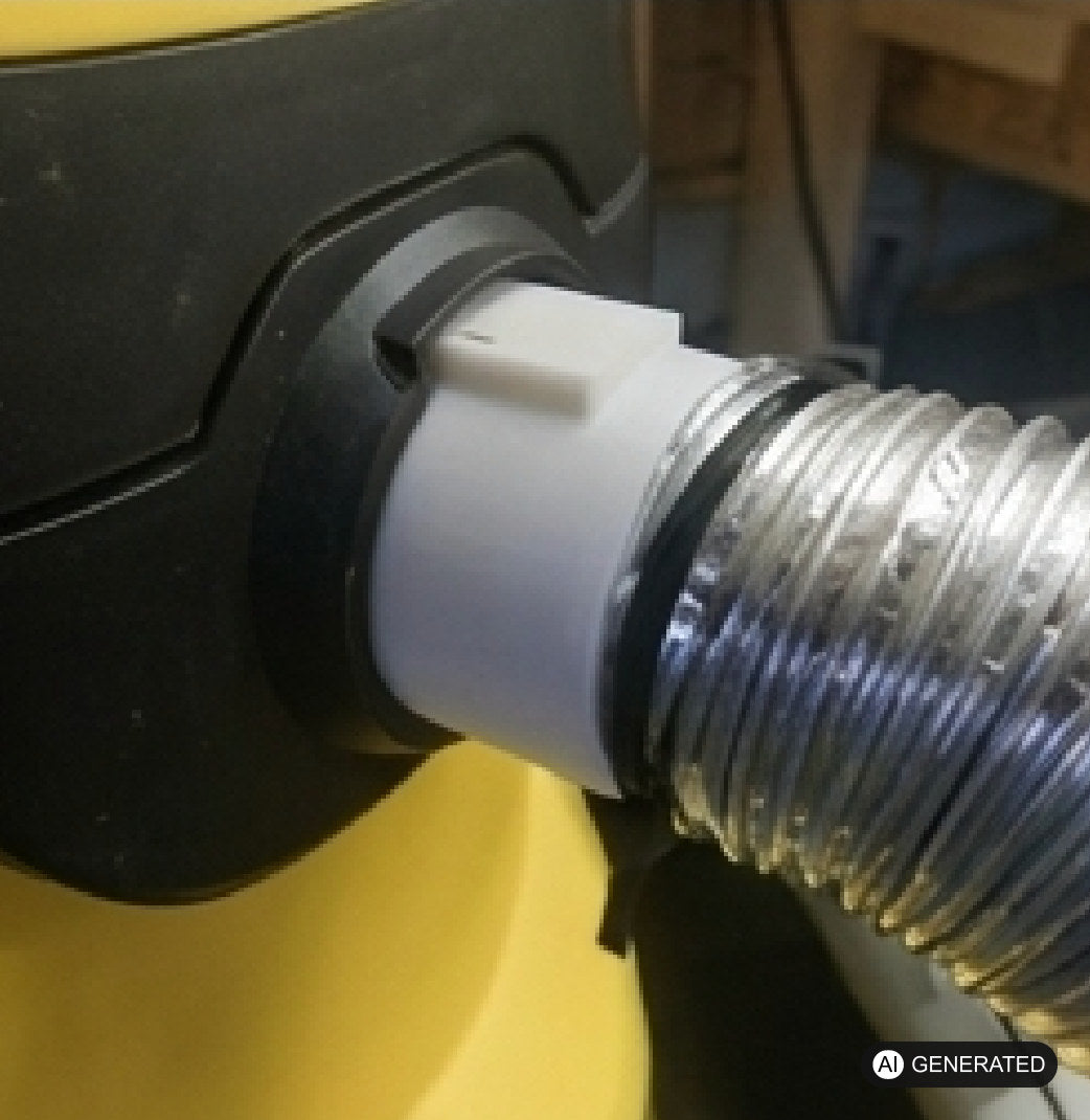 Kärcher kompatibler Adapter Staubsauger WD MV A Serien auf DN50