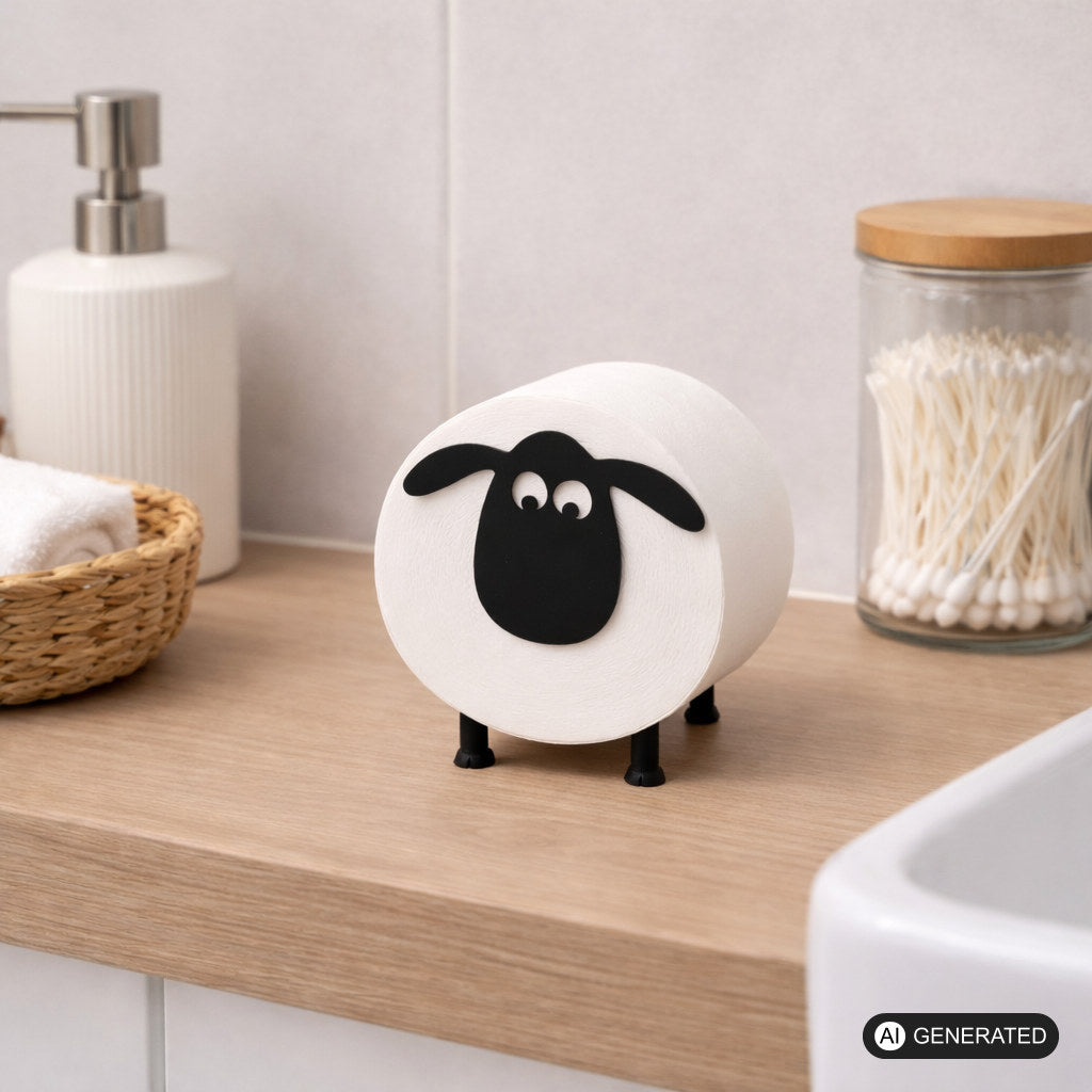 Karl Toilettenpapierhalter Schaf Toilettenpapier Gästetoilette WC Badezimmer