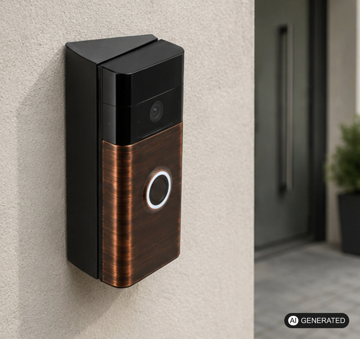 Keilhalterung 20° kompatibel mit Ring Doorbell 1/2/3/3+/4 Winkel links/rechts