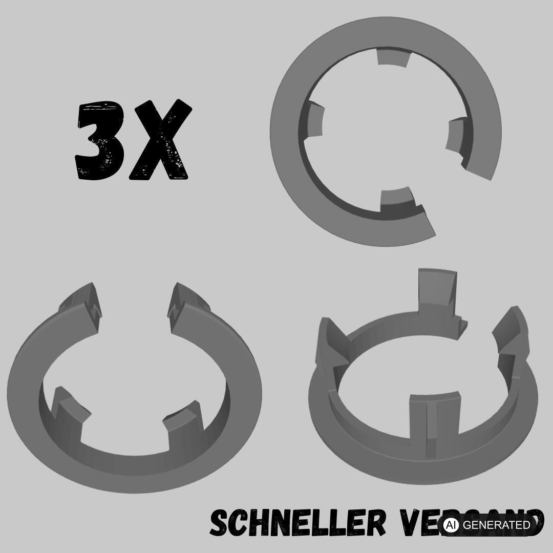 Klemmbuchse im 3er Set passend für EURA Heizkörper Seitenverkl. von Parture