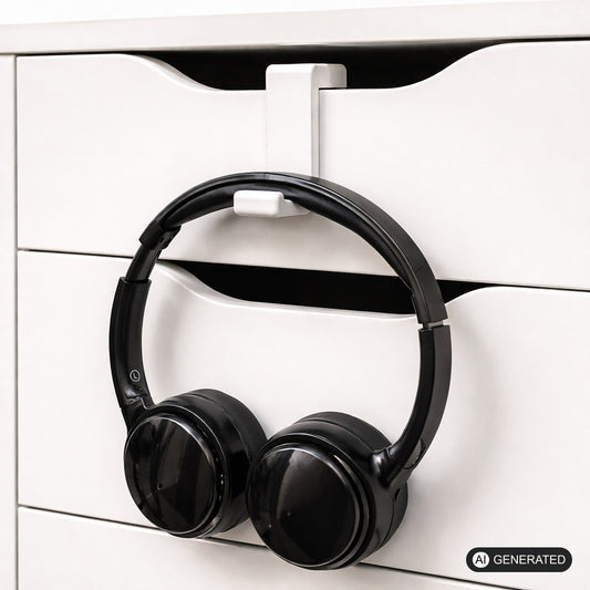 Kopfhörer Headset Halter passend für IKEA ALEX Schublade Schubladenhalter