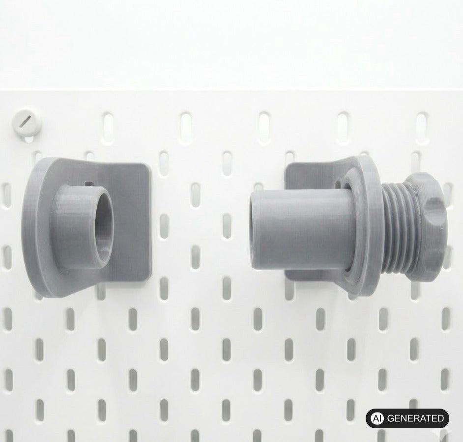 Küchenrollenhalter kompatibel mit IKEA Skadis Lochwand