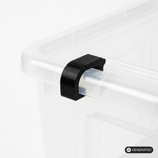 Lid Clips kompatibel mit IKEA SAMLA Aufbewahrungsboxen - Kleine Größen