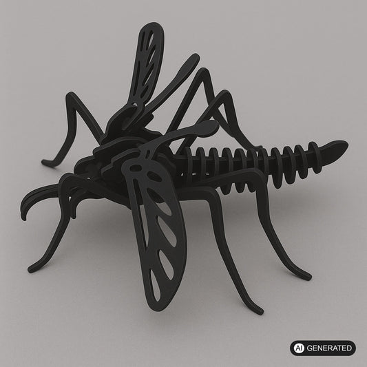 Mosquito 3D Puzzle Bausatz Stechmücke Insekt Steckpuzzle Tier Bauen Challenge