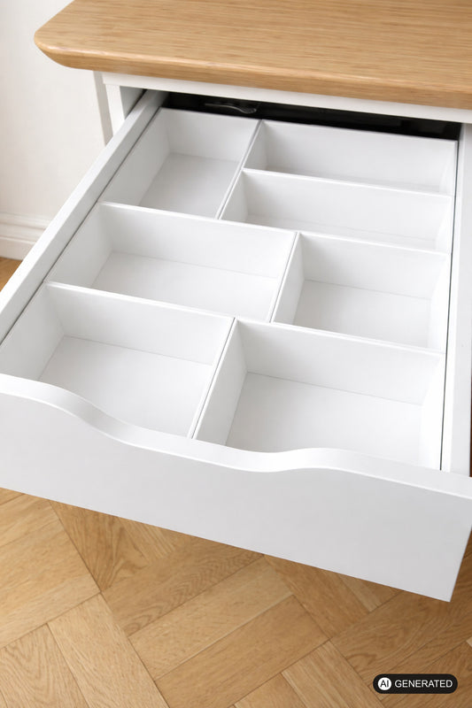Organizer Schubladeneinsätze passend für IKEA ALEX obere Schublade