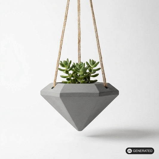 Pflanzenkübel zu Aufhängen in Diamantform Blumentopf