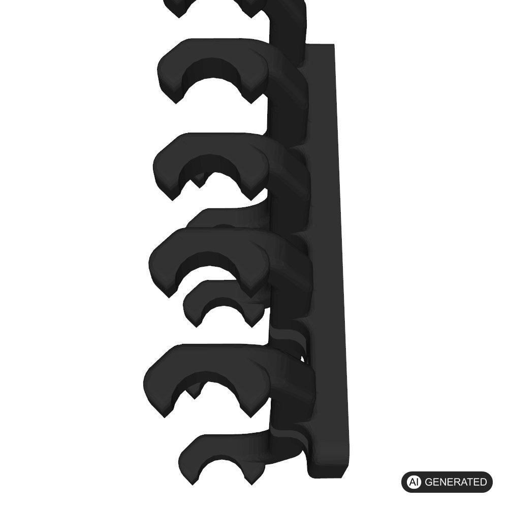 Pinselhalter kompatibel mit Ikea Skadis, 5 Fächer