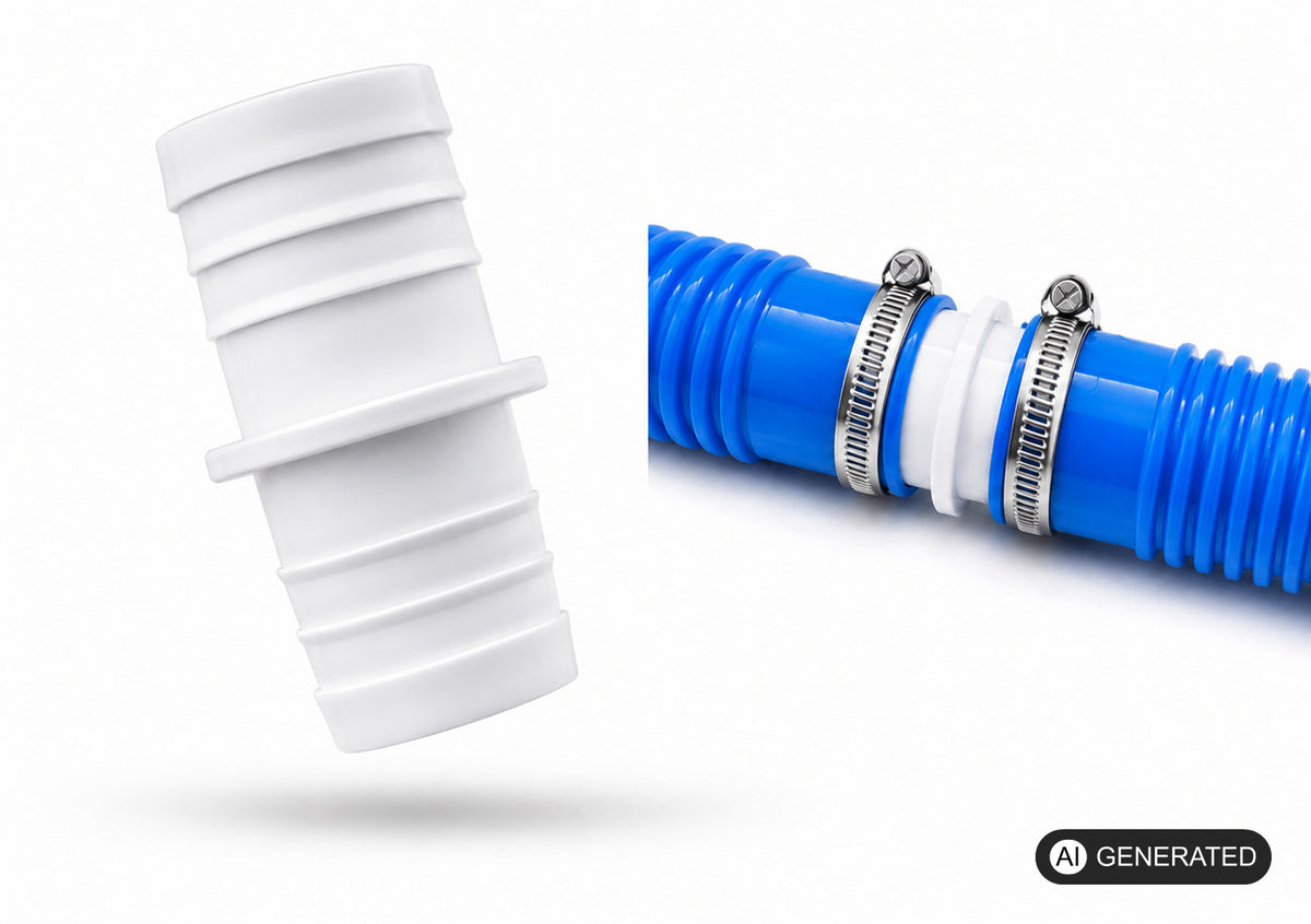 Pool Schlauchverbinder 32 zu 38mm Schlauchtülle Adapter passend für Intex uvm