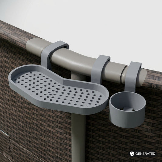 Poolablage Halterung und Flaschenhalter passend für Intex Pools