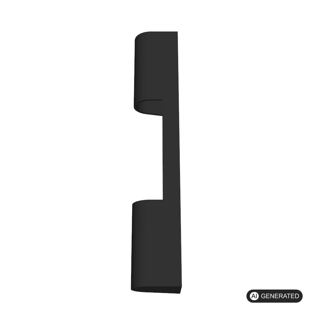 Scharnierabdeckung passend für Fenster, 93mm und 95mm, 14mm Breite
