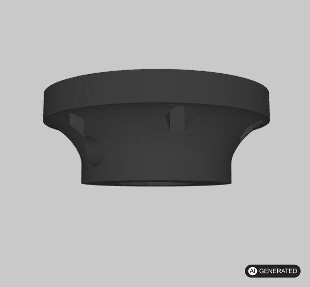 Stabiler Adapter / Zubehör kompatibel mit Thrustmaster T150/TMX 70 und 74mm