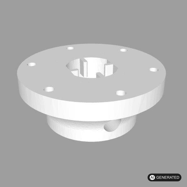 Stabiler Adapter / Zubehör kompatibel mit Thrustmaster T150/TMX 70 und 74mm