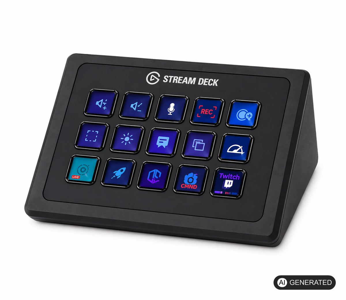 Ständer passend für Elgato Stream Deck MK1 Halter Desk Mount Streamer Setup