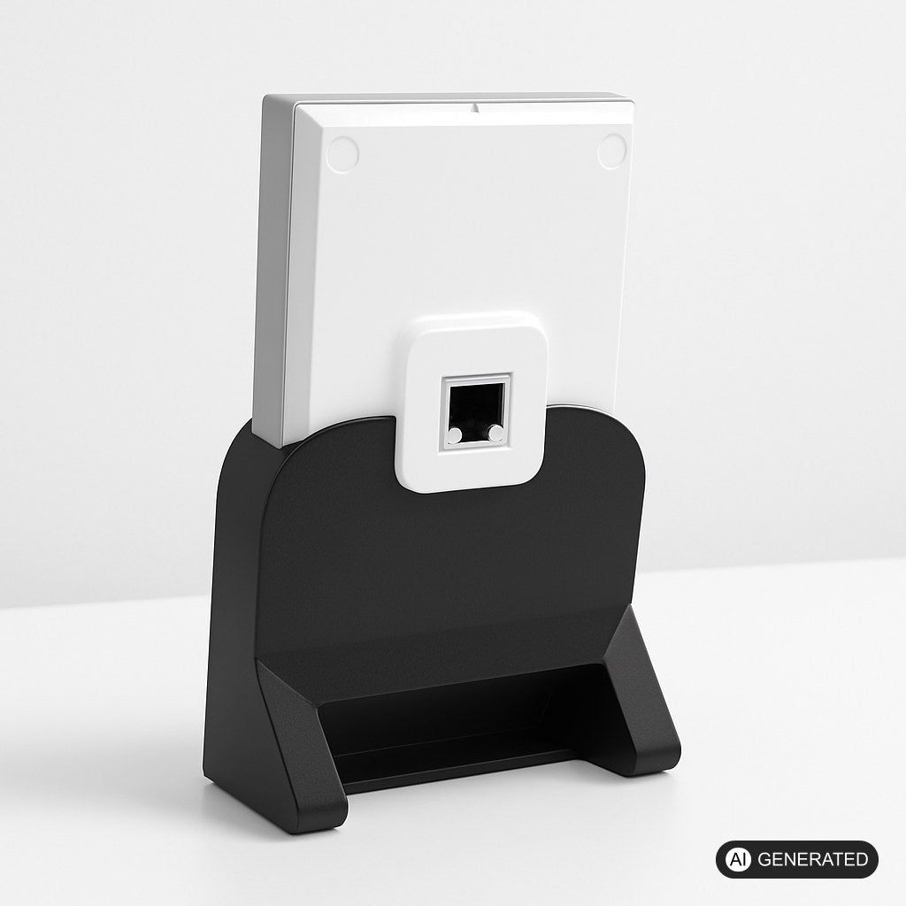 Standfuß passend für UniFi U6 In-Wall (U6 IW) – Ständer für Regal & Tisch