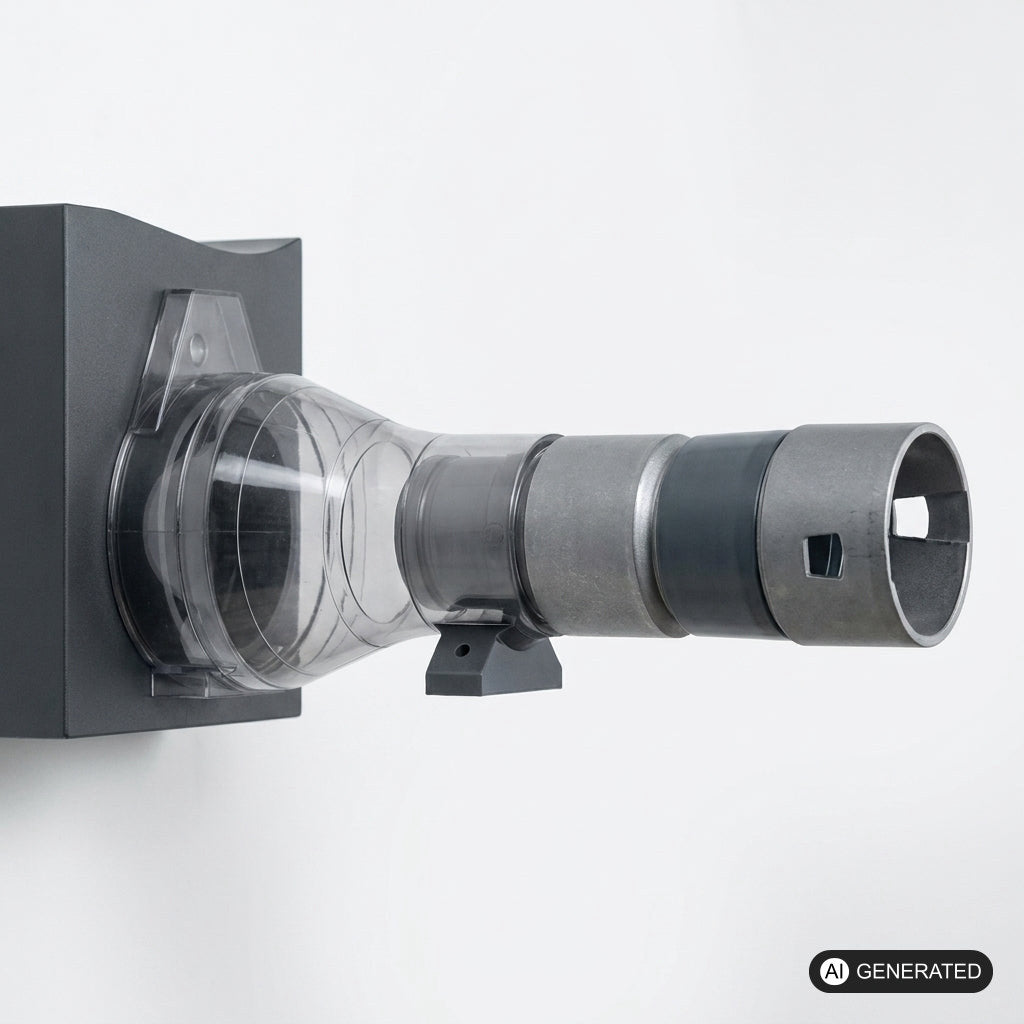 Staubsauger Adapter passend für BOSCH GAS und SCHEPPACH Bandschleifer (36 auf 58 mm)